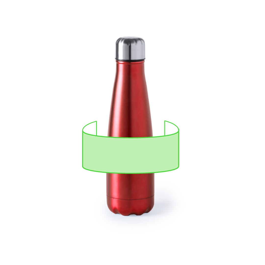 Bidón deportivo de pared simple de acero inoxidable 630 ml