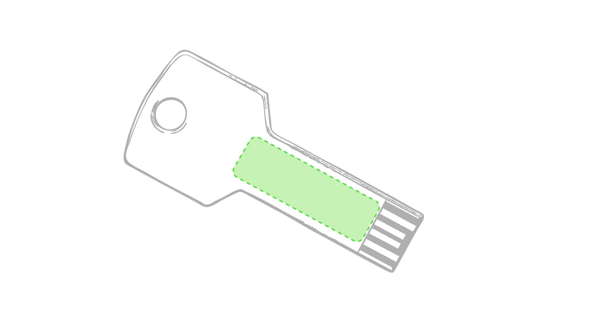 Memoria USB de 16GB en carcasa de aluminio resistente