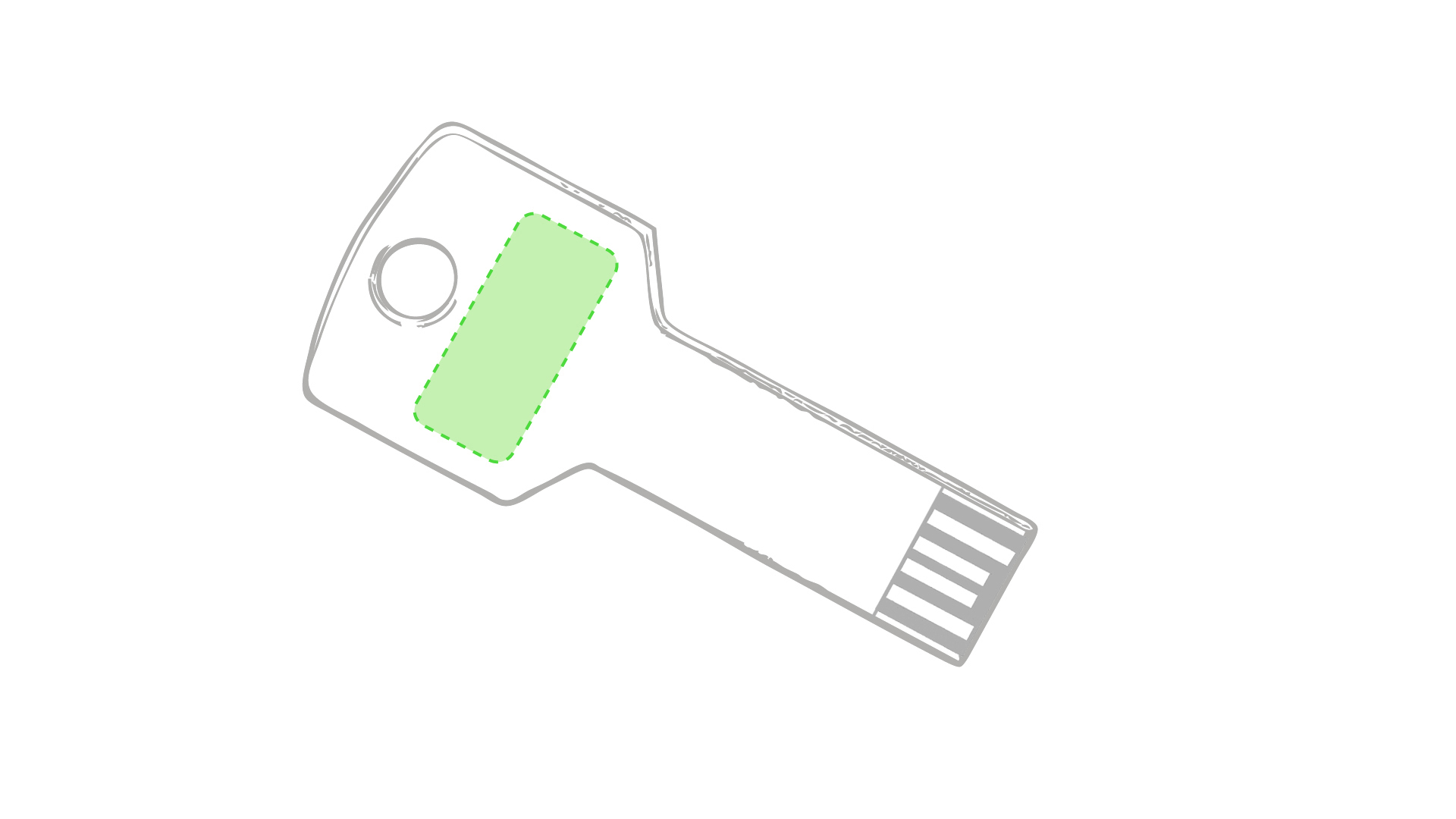 Memoria USB de 16GB en carcasa de aluminio resistente