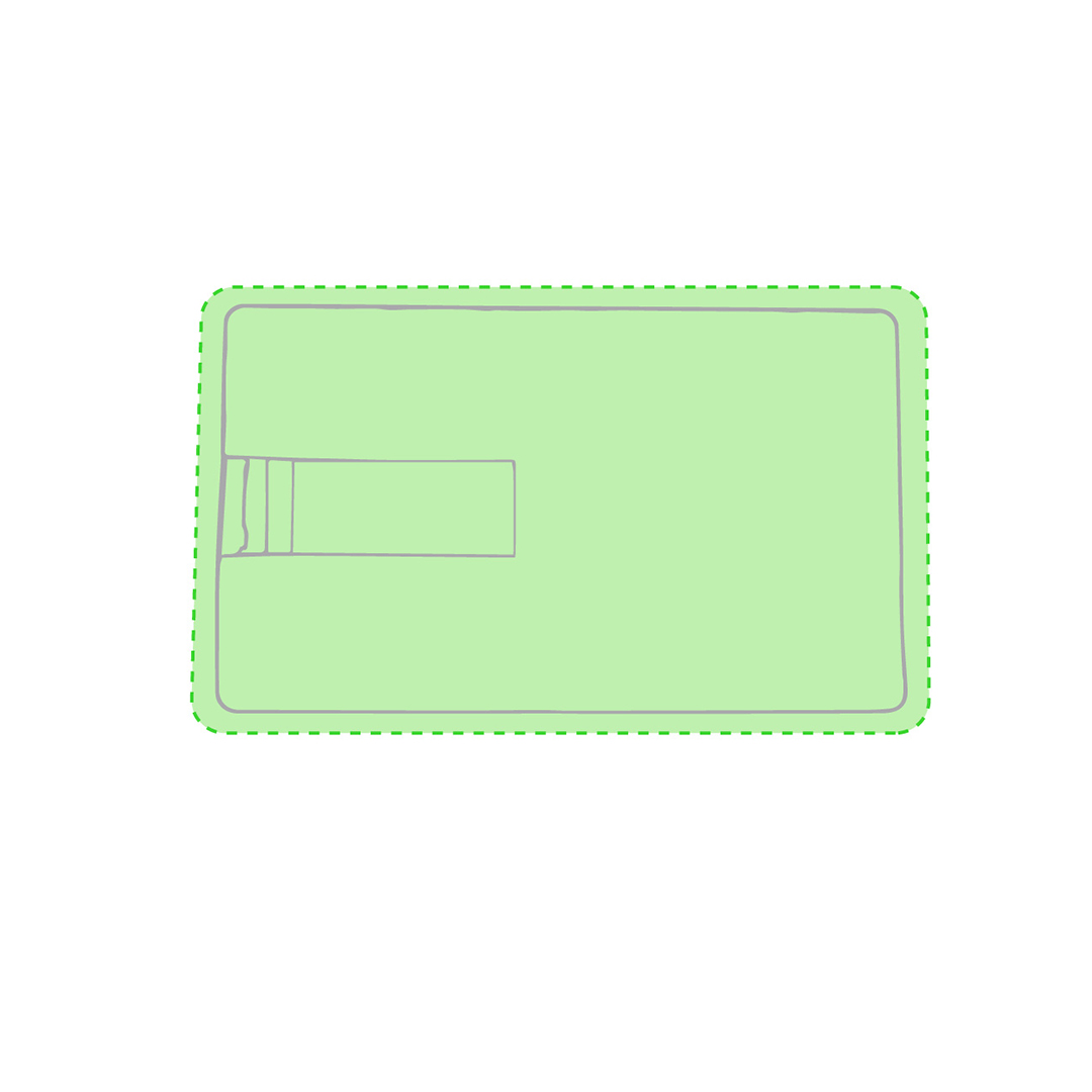 Memoria USB de 16GB con funda protectora de polipiel