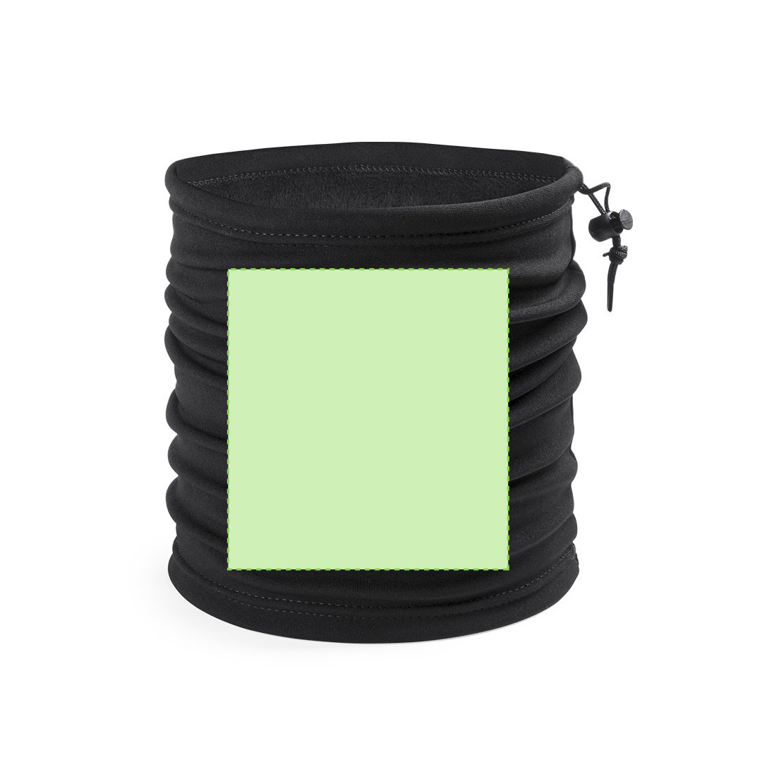 Braga-gorro de alta calidad en poliéster-spandex con interior de coral fleece 280 g/m² — sublimable en blanco