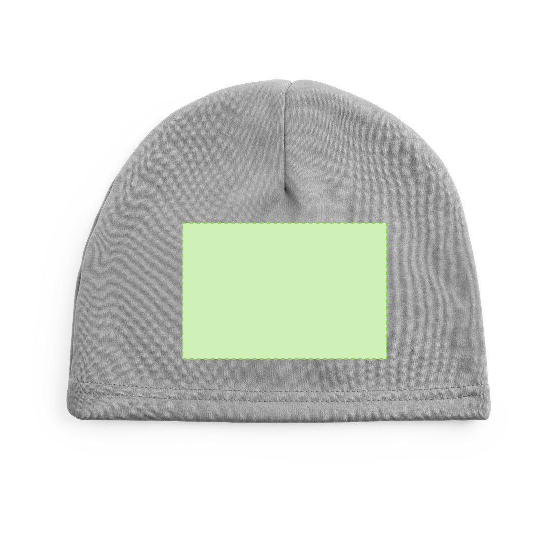 Gorro deportivo de alta calidad en poliéster-spandex con interior de coral fleece 280 g/m² — sublimable en blanco