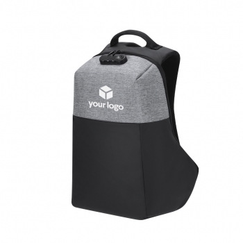 Mochila antirrobo de poliéster 900D con candado, USB, cinta reflectante y portátil 15