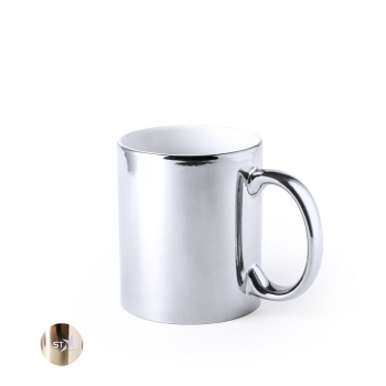 Taza de cerámica acabado mate texturizado 350 ml
