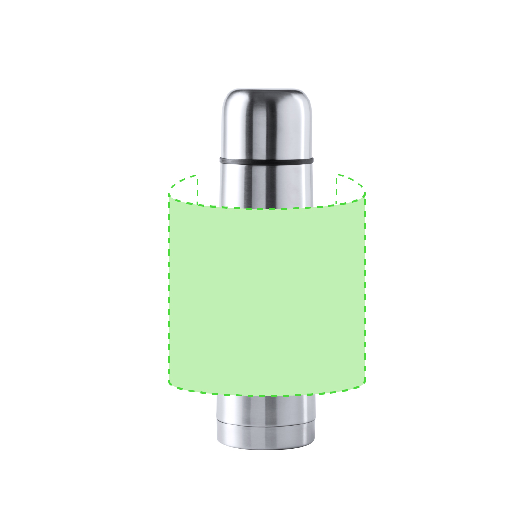 Termo minimalista de acero inoxidable con taza 500 ml