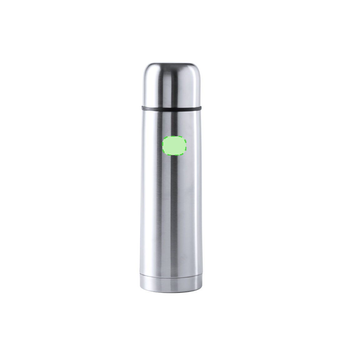 Termo minimalista de acero inoxidable con taza 500 ml