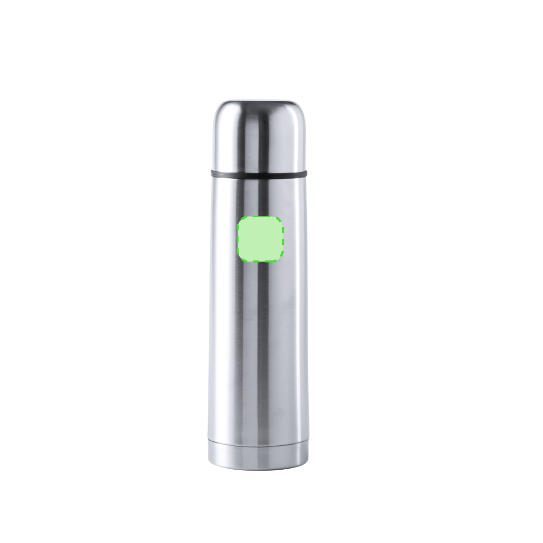 Termo minimalista de acero inoxidable con taza 500 ml
