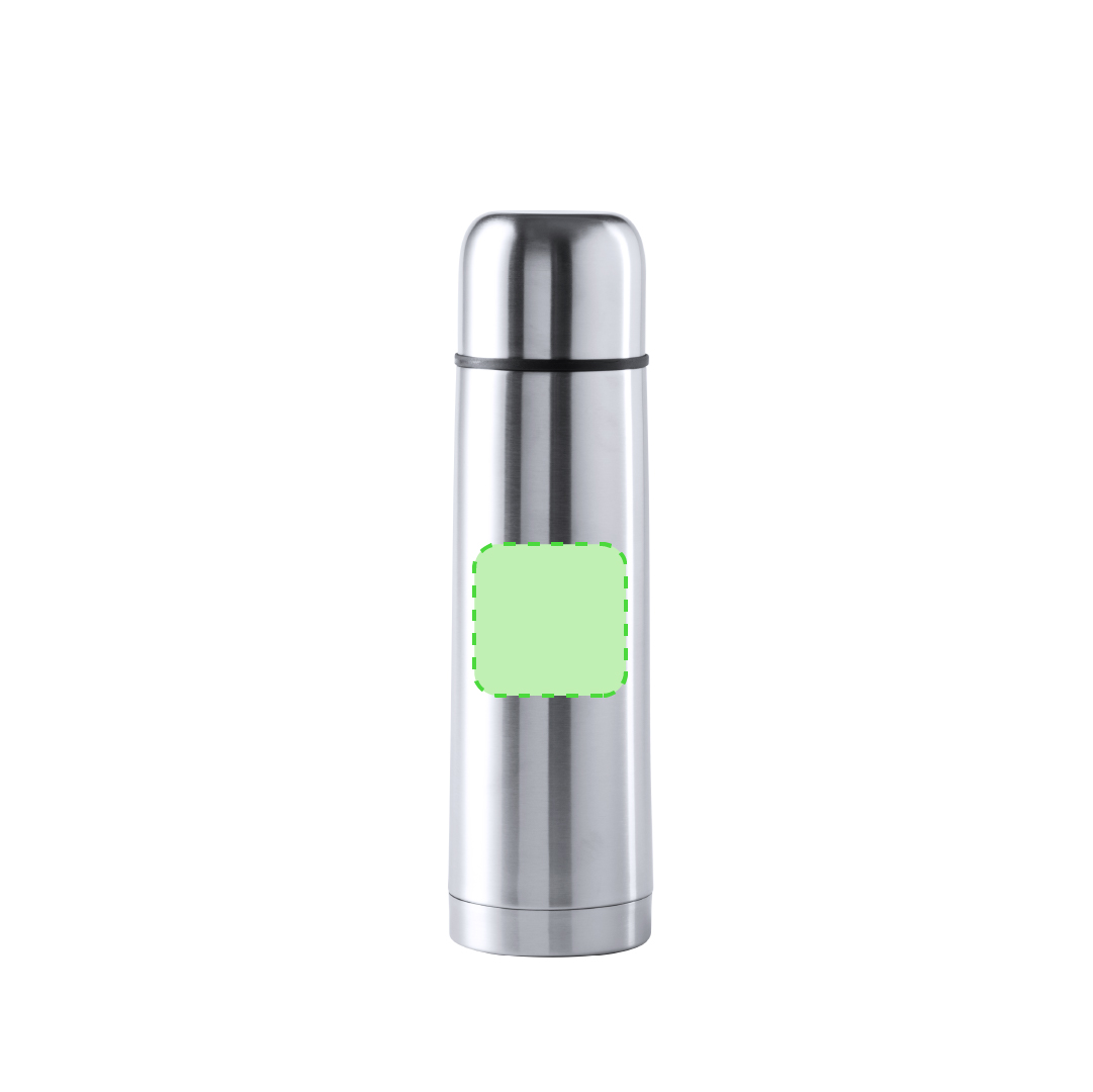 Termo minimalista de acero inoxidable con taza 500 ml