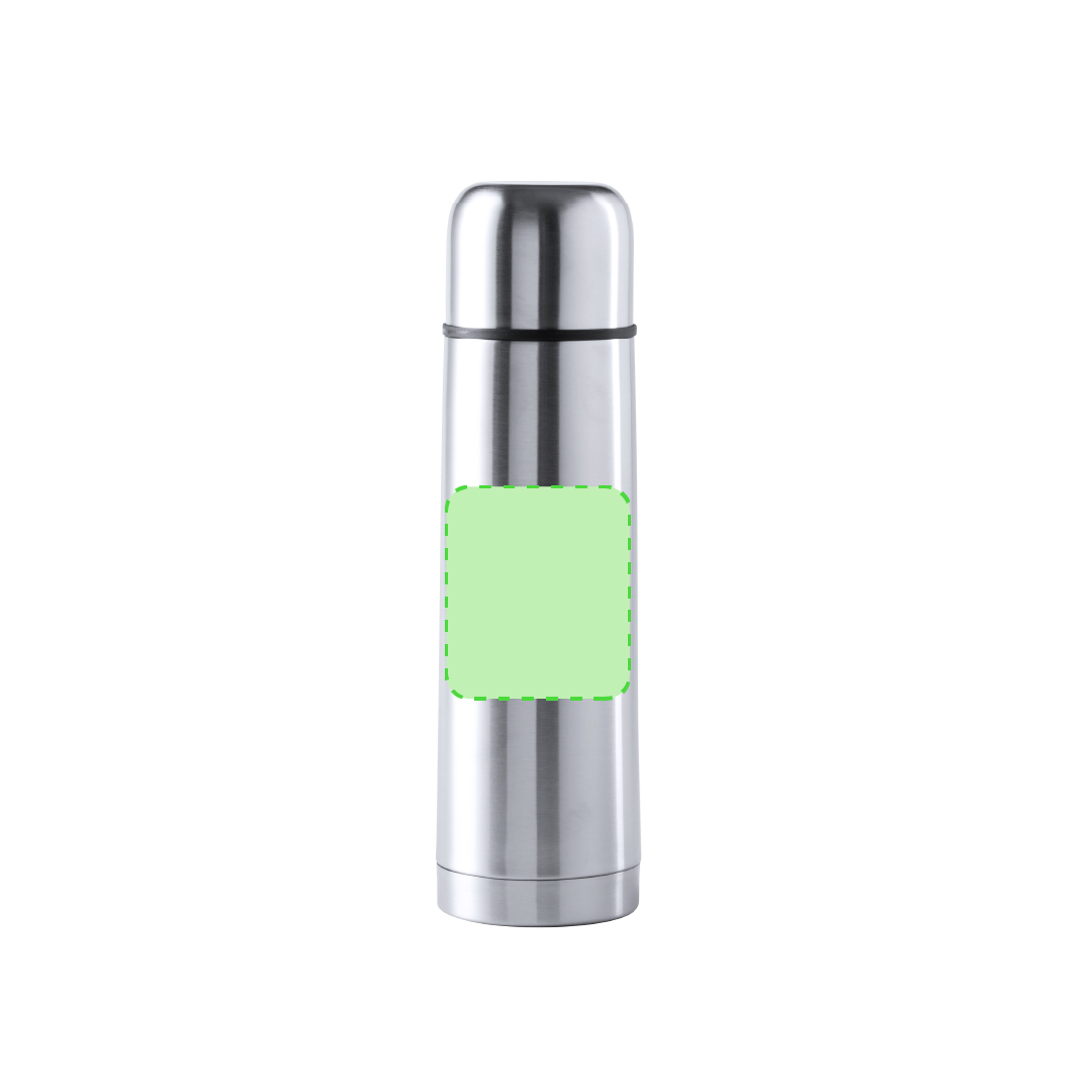 Termo minimalista de acero inoxidable con taza 500 ml