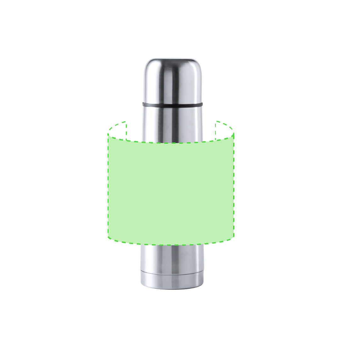 Termo minimalista de acero inoxidable con taza 500 ml