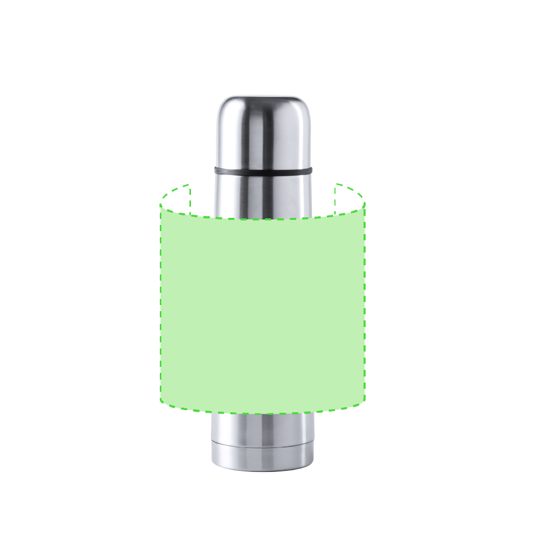 Termo minimalista de acero inoxidable con taza 500 ml