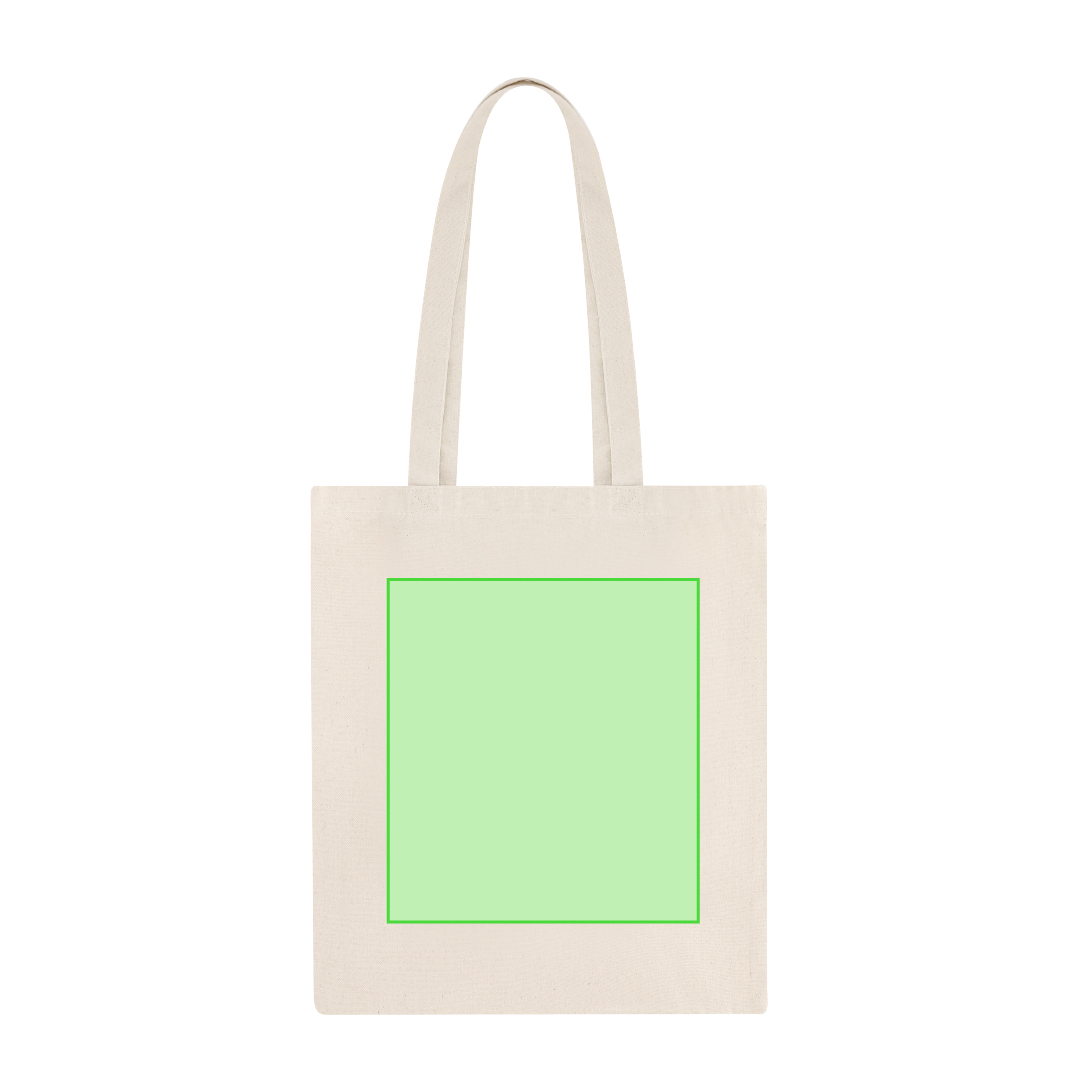 Bolsa de algodón 180 g/m² resistente en color natural