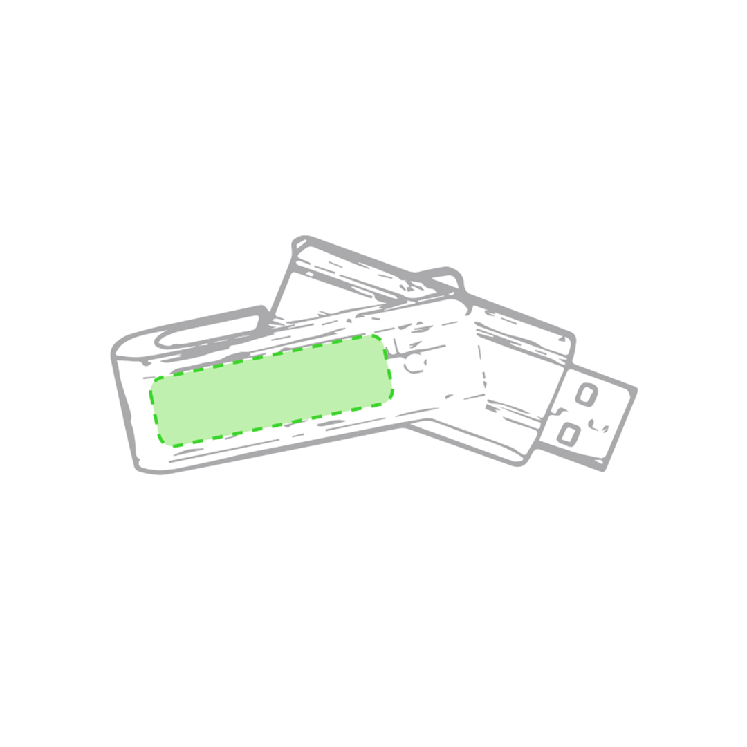 Memoria USB de 16GB en bambú natural sostenible