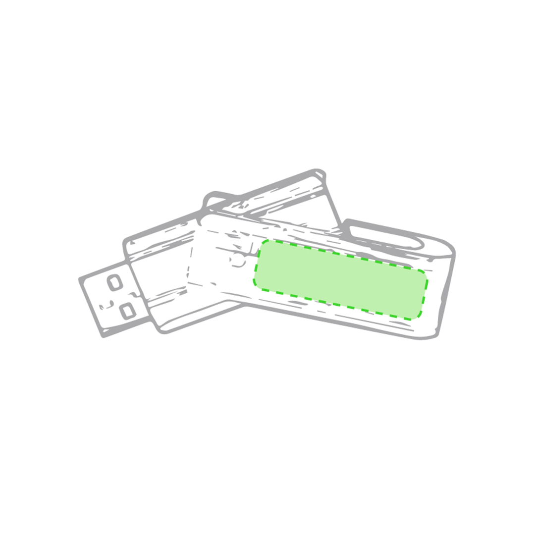 Memoria USB de 16GB en bambú natural sostenible