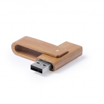 Memoria USB de 16GB en bambú natural sostenible