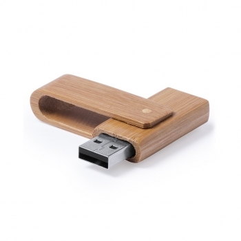 Memoria USB de 16GB en bambú natural sostenible