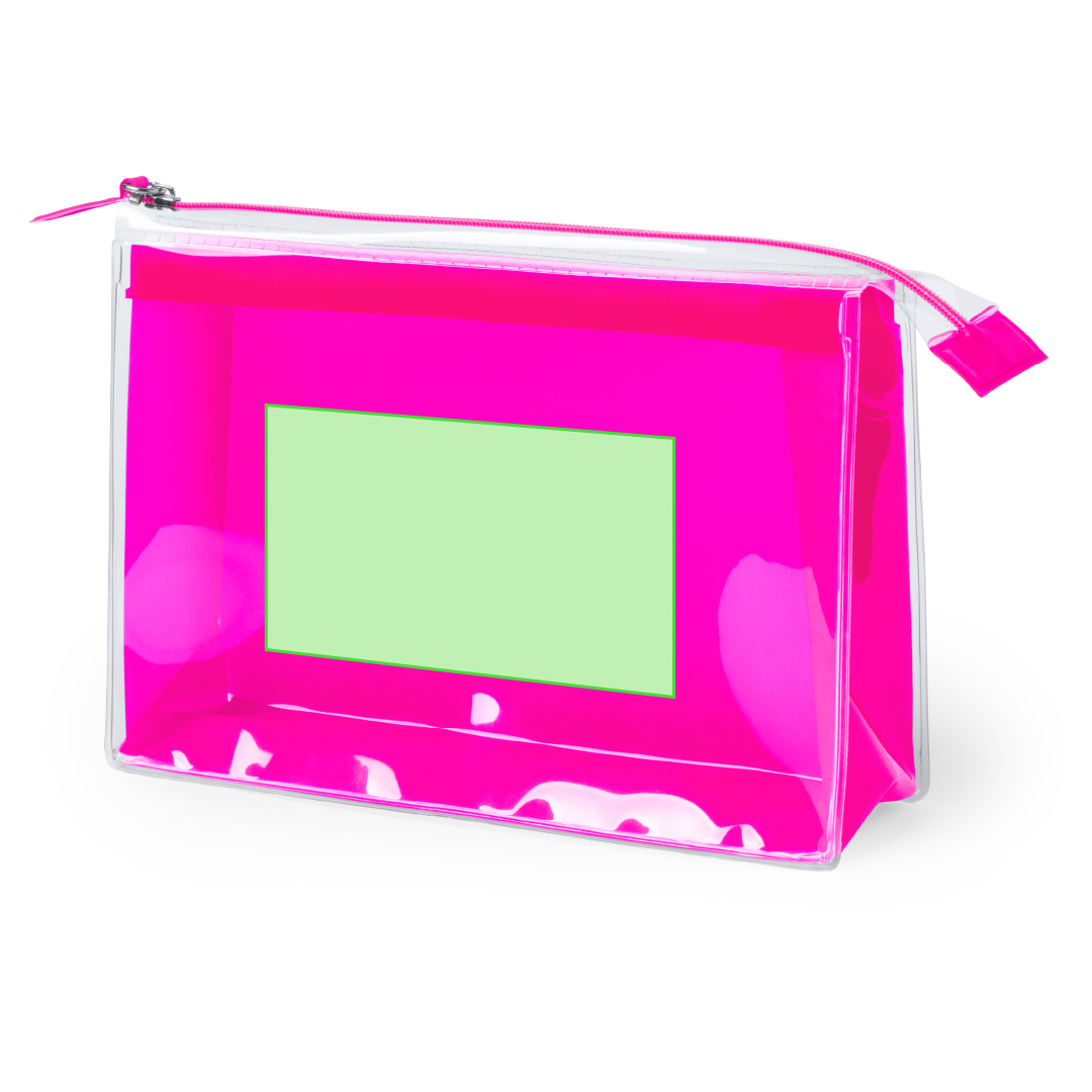 Neceser de EVA transparente impermeable con cremallera visible