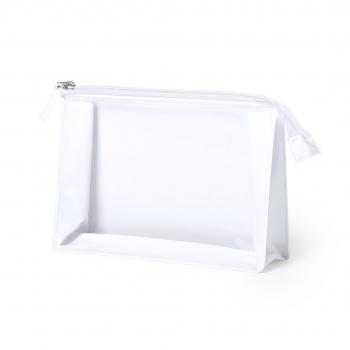 Neceser de EVA transparente impermeable con cremallera visible