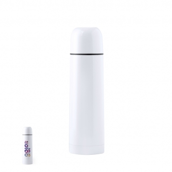 Termo de acero inoxidable apto para sublimación total 500 ml