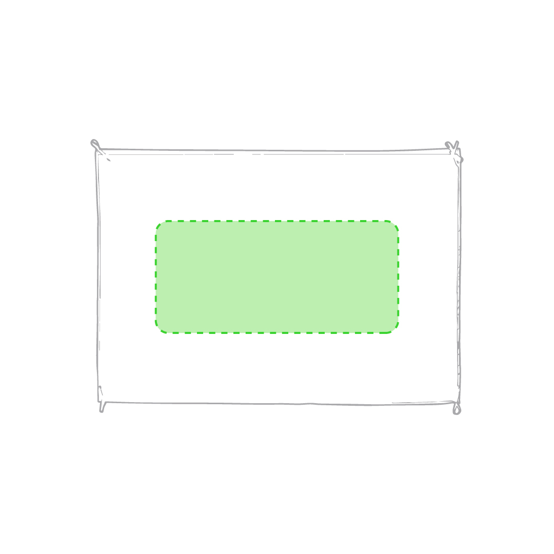 Bandera XL de poliéster 170D de 100x70 cm en extensa gama de colores vivos con cintas de sujeción a juego