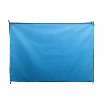 Bandera XL de poliéster 170D de 100x70 cm en extensa gama de colores vivos con cintas de sujeción a juego