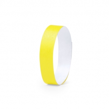 Pulsera estrecha para eventos en Tyvek® resistente al agua con cierre adhesivo y numeración individual