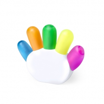 Set de 5 marcadores fluorescentes en colores intensos