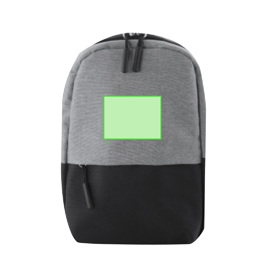 Bandolera de poliéster 300D con USB, bolsillo acolchado tablet 10