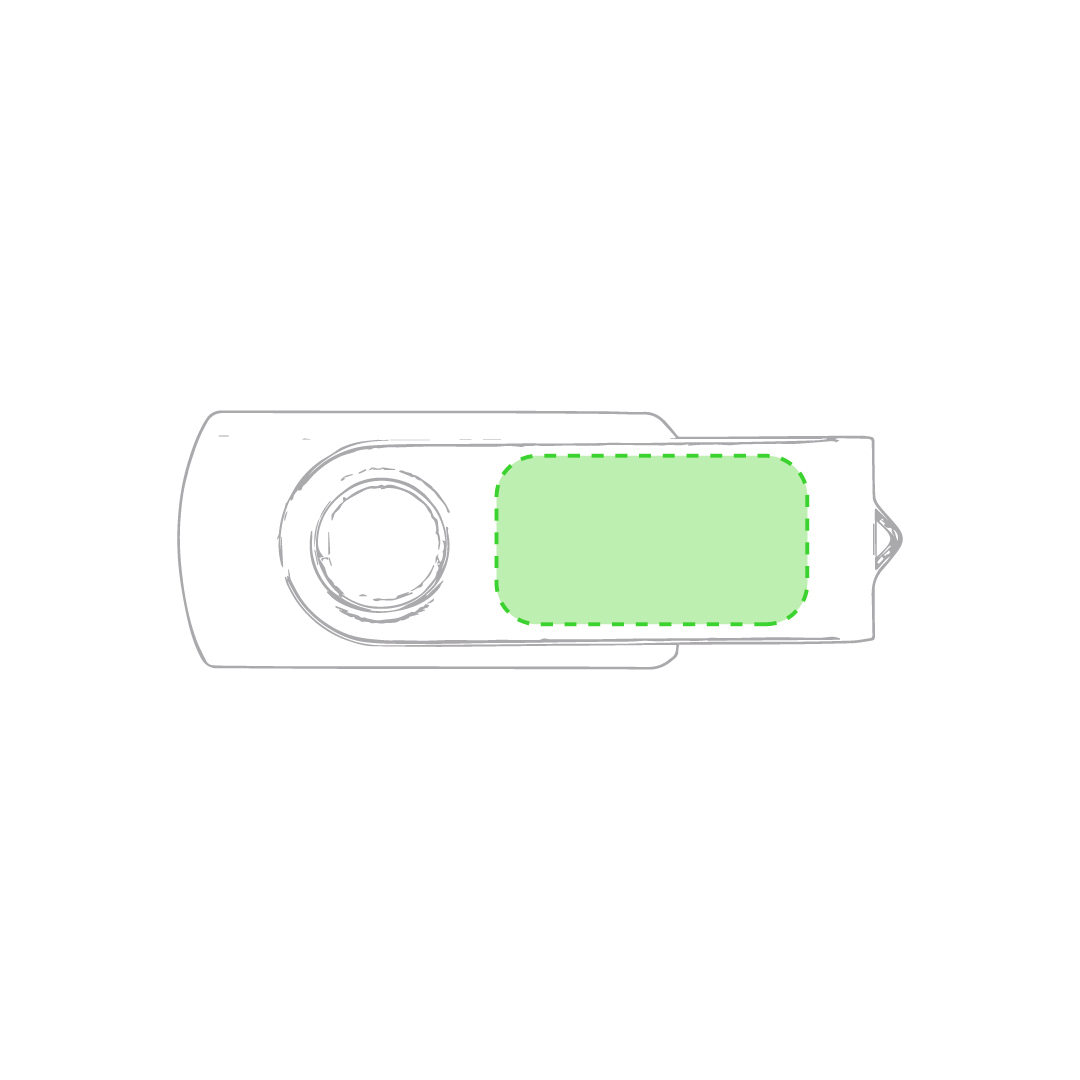 Memoria USB de 16GB en bambú con acabado natural