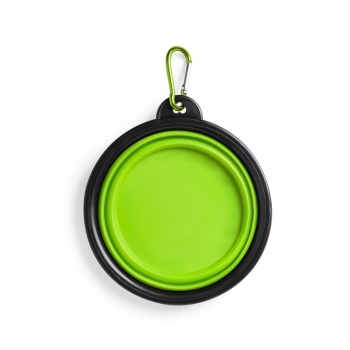 Bowl plegable mascotas TPR resistente portátil ahorro espacio viajes paseos