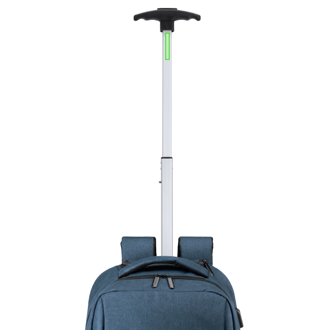 Mochila trolley de poliéster 300D con USB, portátil 15