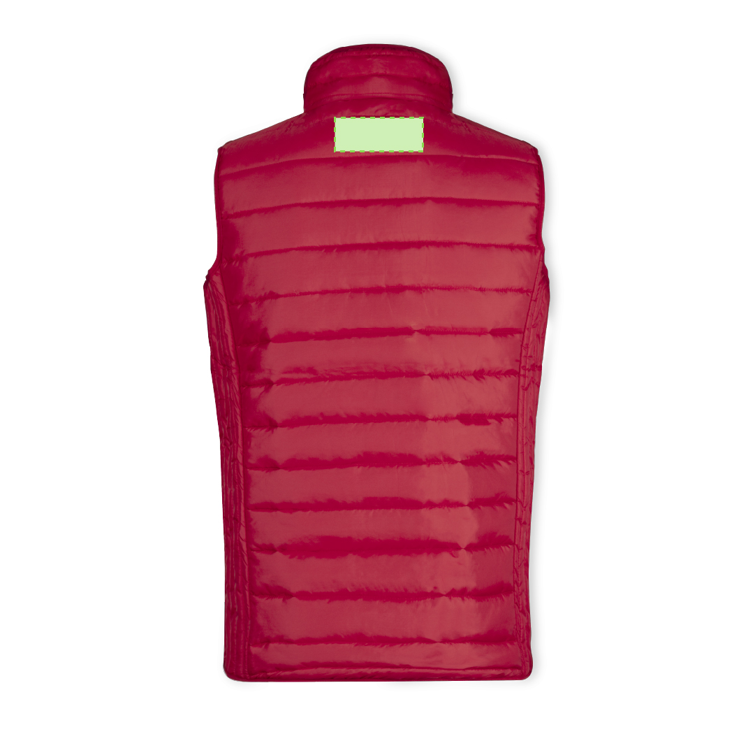 Chaleco Belsan adulto acolchado — 100% poliéster extra ligero resistente al agua y cortavientos, bolsillos cremallera y funda de transporte incluida
