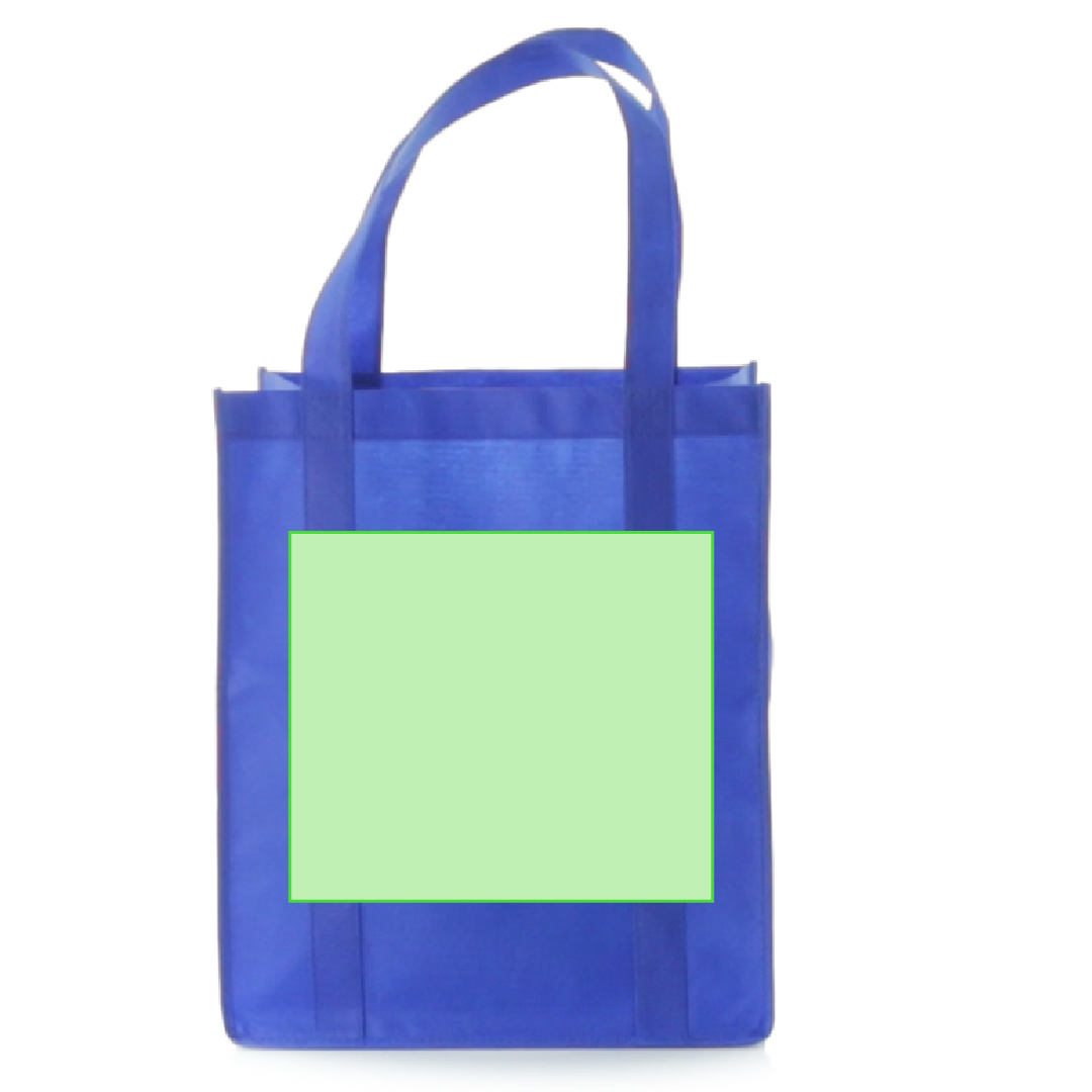 Bolsa de material mixto asas largas 33×38 cm impresión total