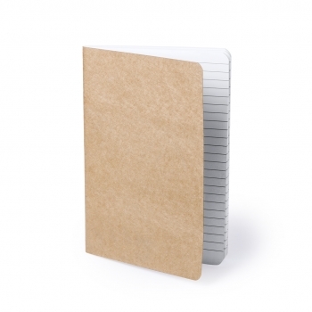 Libreta básica de cartón reciclado con 60 hojas