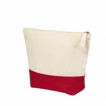 Neceser de algodón 140 g/m² ligero plegable con cremallera