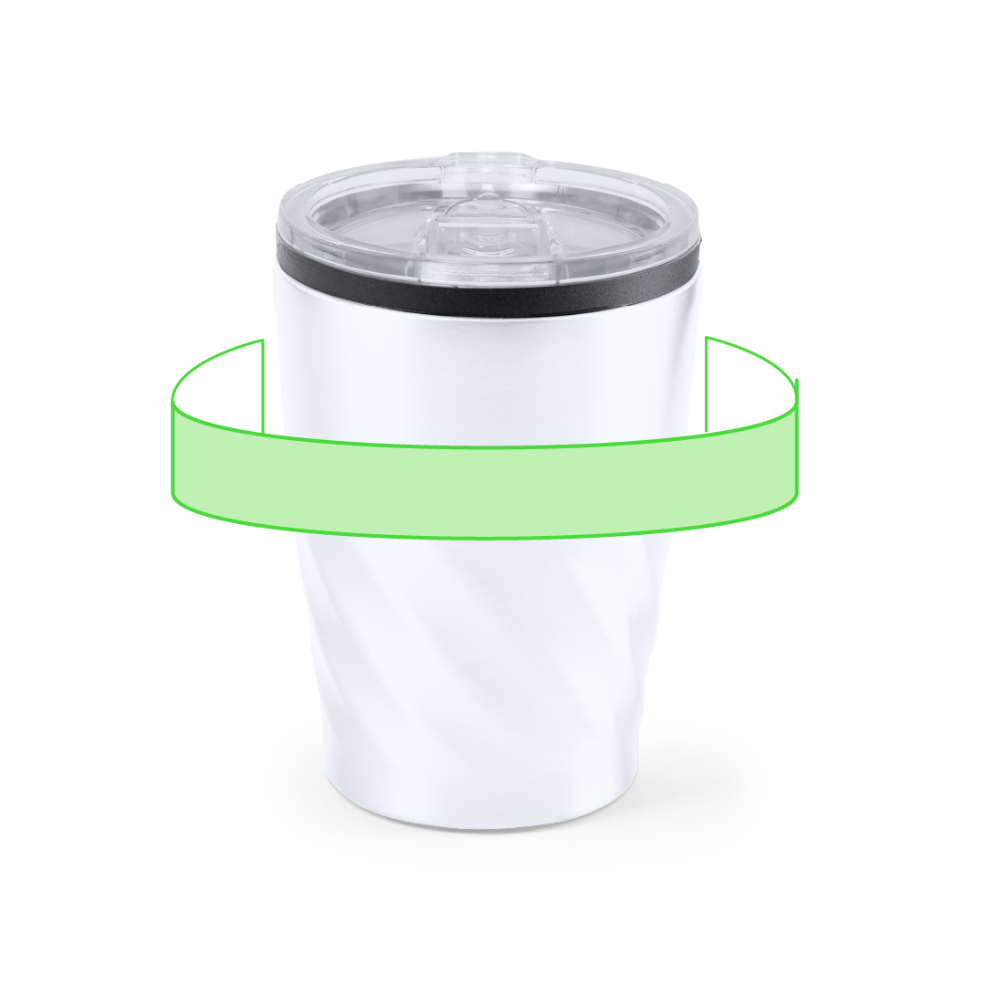 Vaso térmico de acero y polipropileno 350 ml