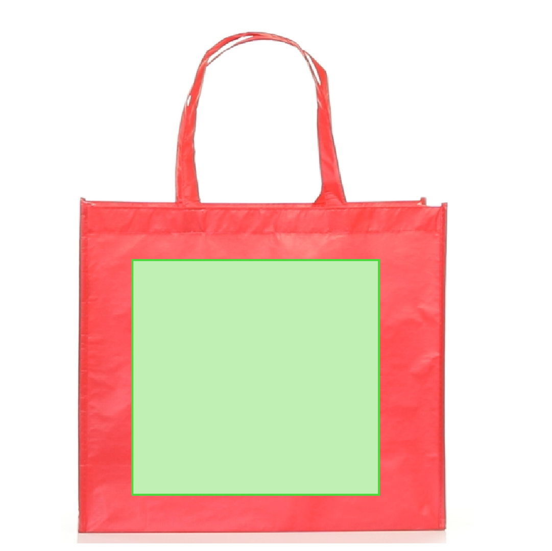 Bolsa saco de RPET sin fuelle 42×35 cm tipo tote plana
