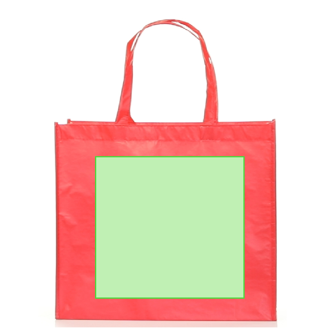 Bolsa saco de RPET sin fuelle 42×35 cm tipo tote plana