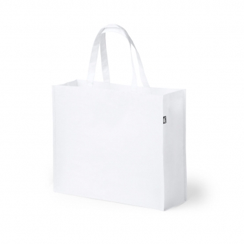 Bolsa saco de RPET sin fuelle 42×35 cm tipo tote plana