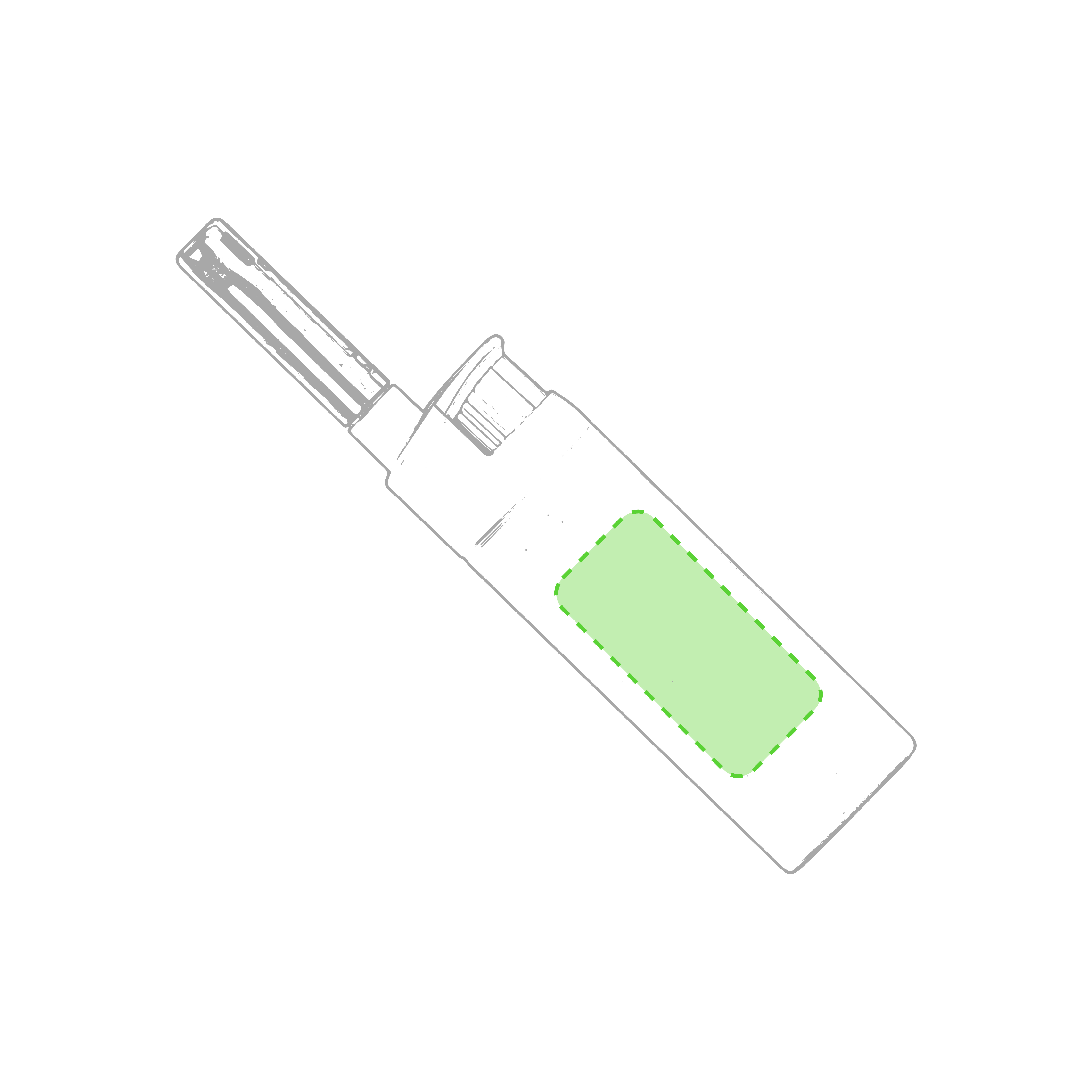 Encendedor de cocina eléctrico recargable con protección infantil 2,5×12,3 cm