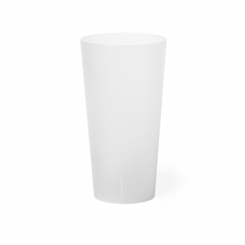Vaso vidrio transparente formato bebidas 400 ml