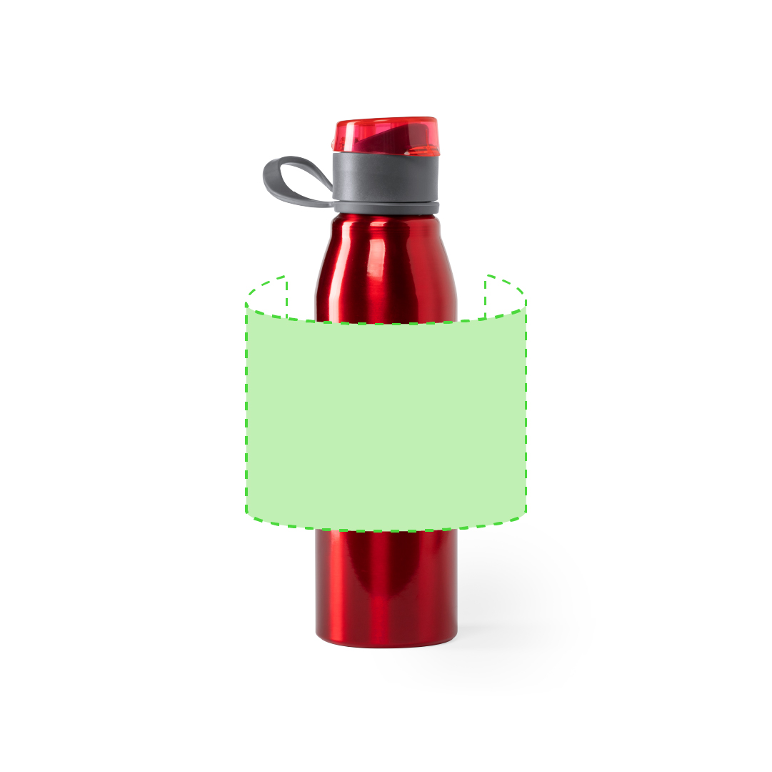 Bidón de aluminio ergonómico para gimnasio 700 ml