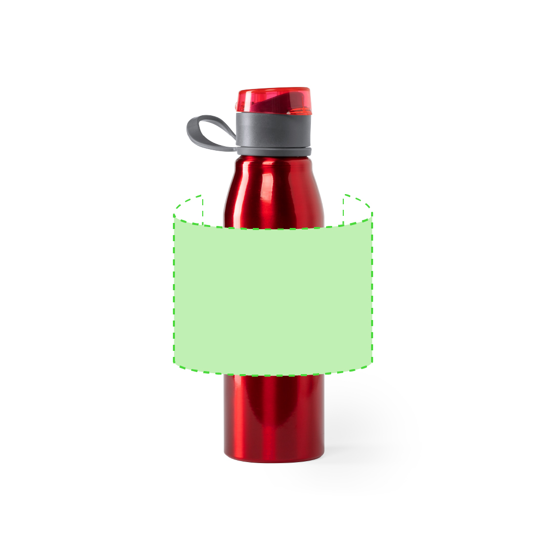 Bidón de aluminio ergonómico para gimnasio 700 ml