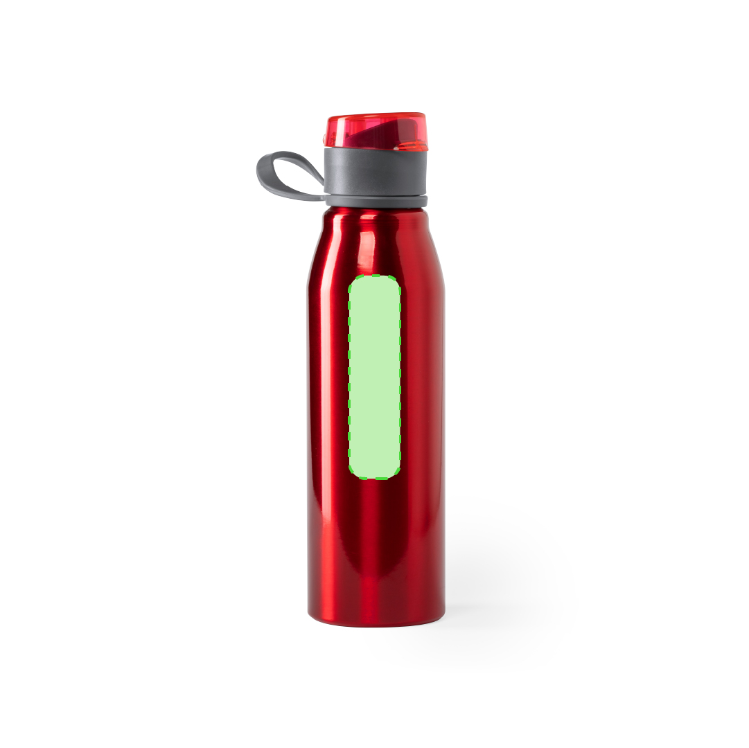 Bidón de aluminio ergonómico para gimnasio 700 ml