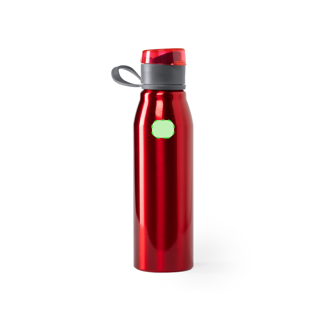 Bidón de aluminio ergonómico para gimnasio 700 ml
