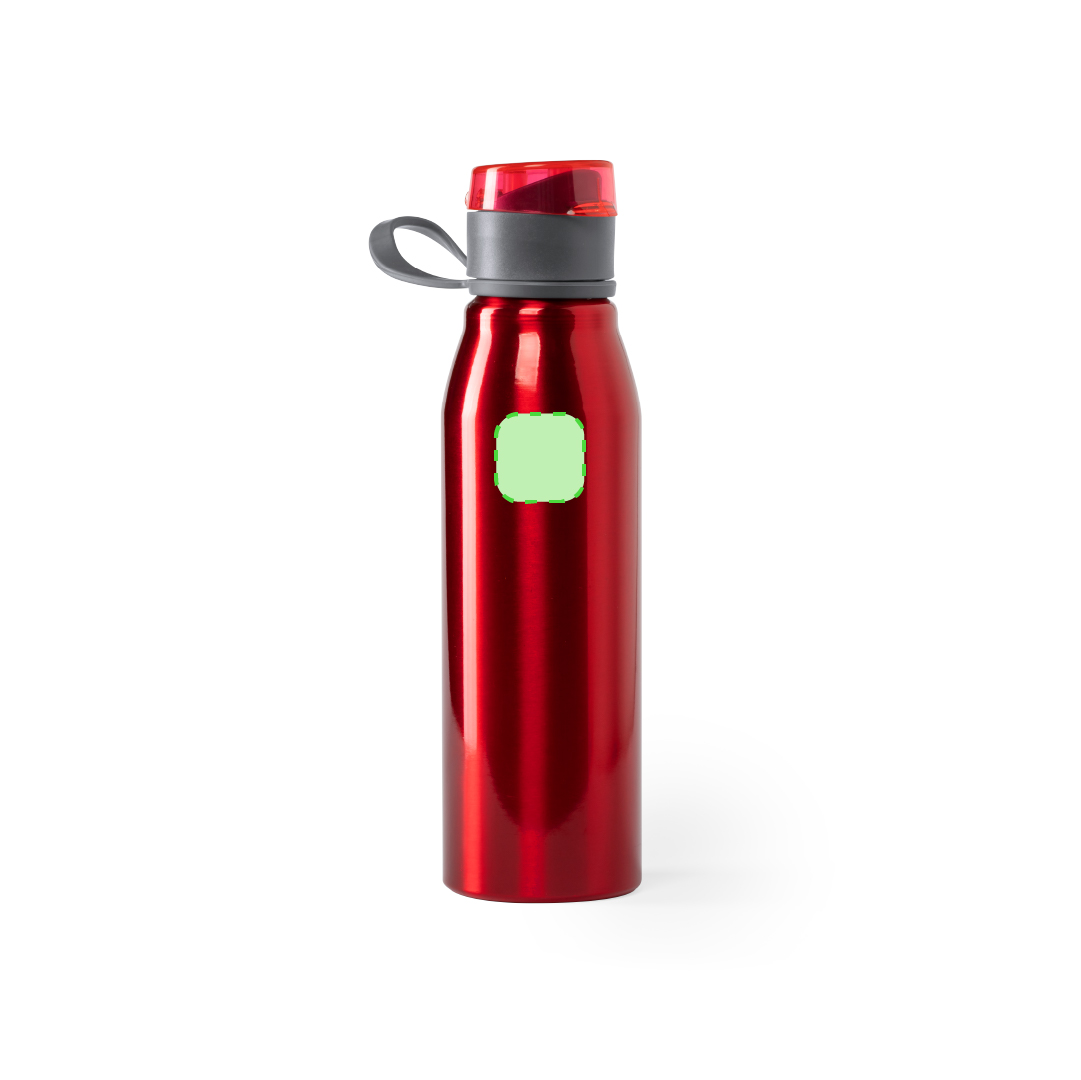 Bidón de aluminio ergonómico para gimnasio 700 ml
