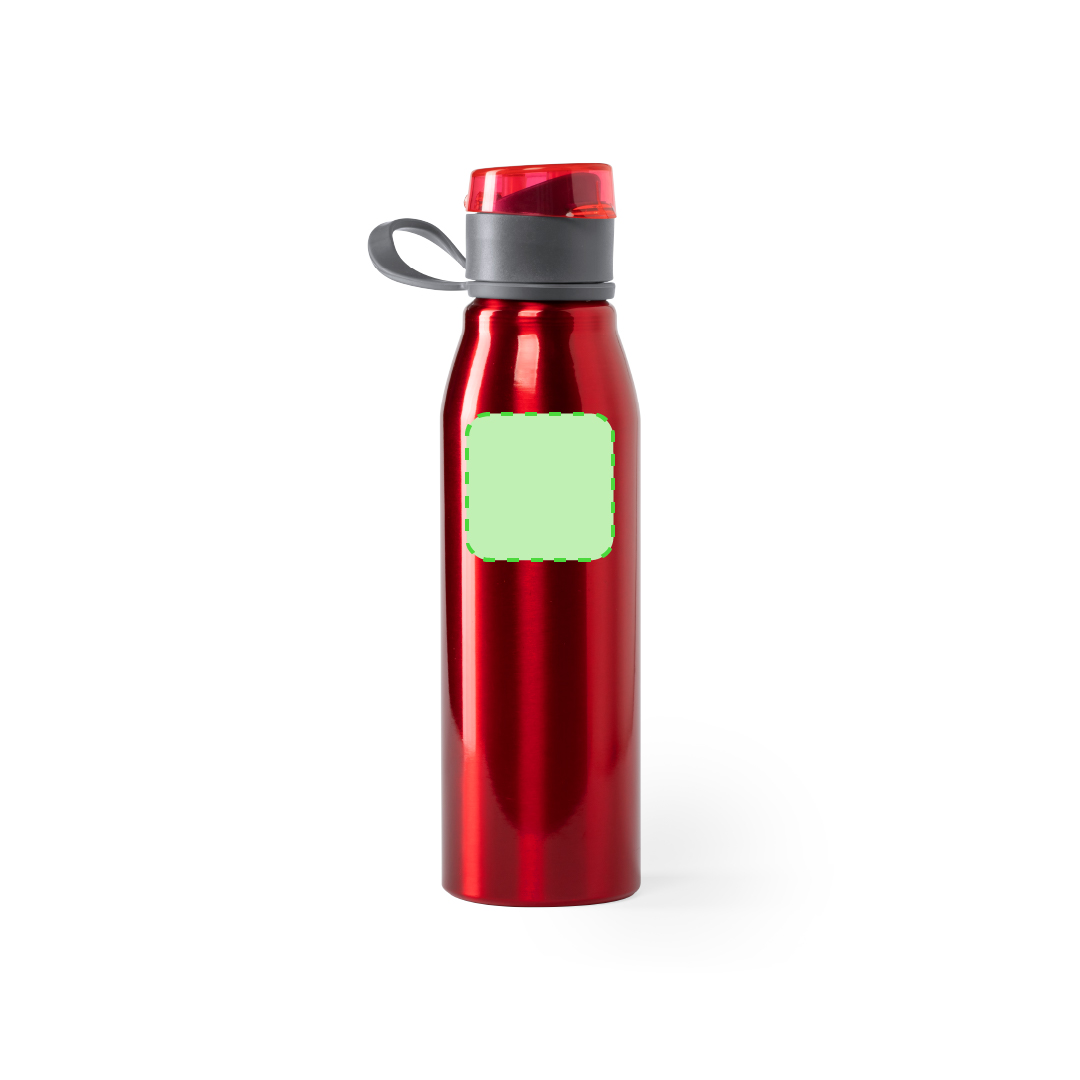 Bidón de aluminio ergonómico para gimnasio 700 ml