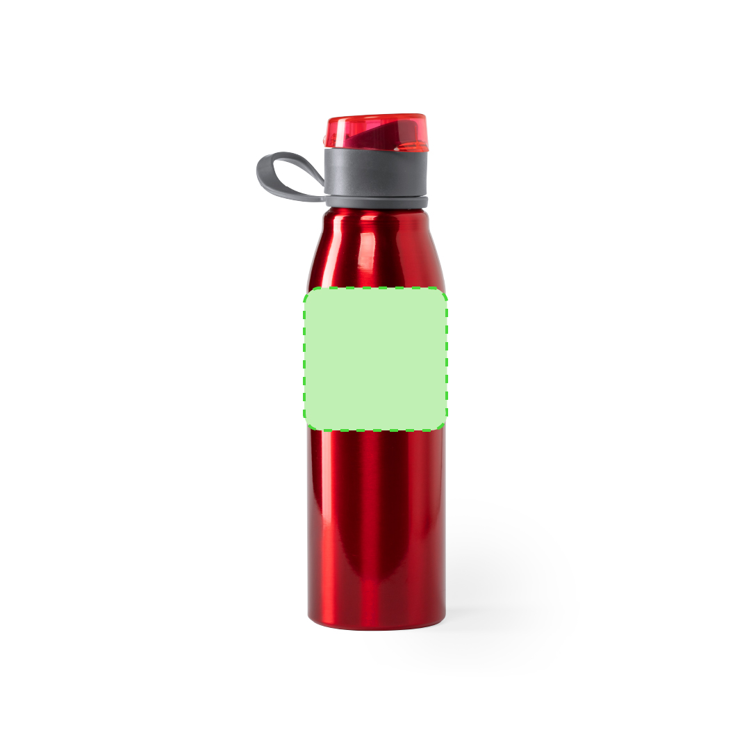 Bidón de aluminio ergonómico para gimnasio 700 ml