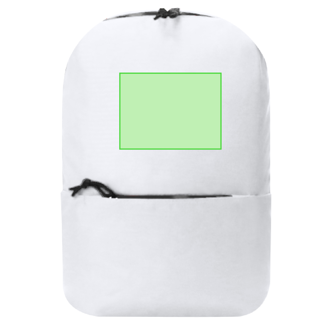Mochila leisure de poliéster 600D con cremallera invisible, bolsillo lateral gran capacidad y sublimación disponible