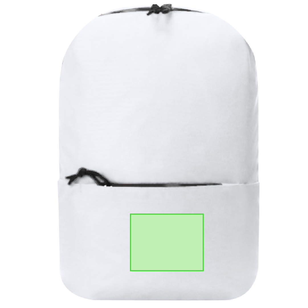 Mochila leisure de poliéster 600D con cremallera invisible, bolsillo lateral gran capacidad y sublimación disponible